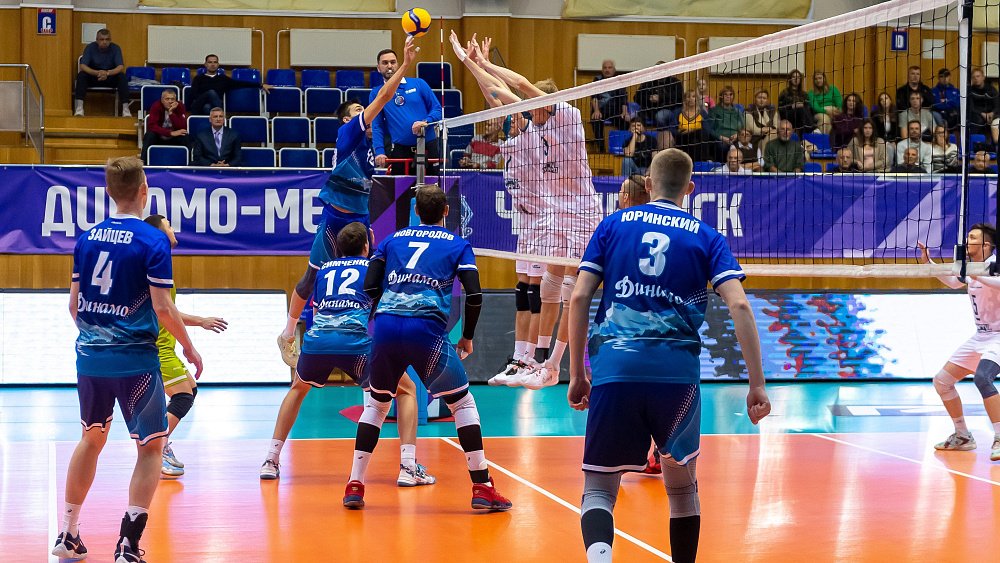 Волейболисты челябинского «Динамо» с двух побед стартовали в чемпионате России