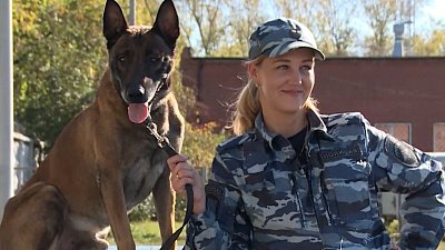 Челябинка и служебный пес победили на Всероссийском чемпионате кинологов