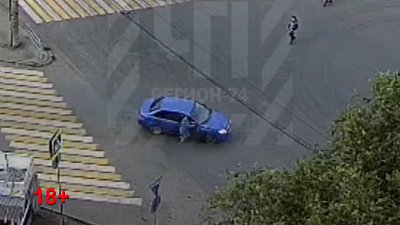 В Челябинске автомобиль сбил женщину на пешеходном переходе