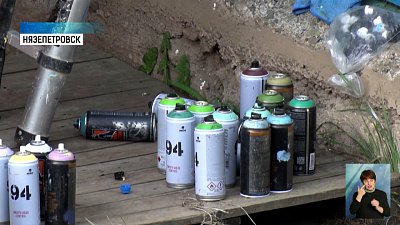 Жительница украсила свой дом рисунком