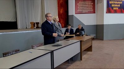 Заместитель губернатора Челябинской области пообщался с мобилизованными южноуральцами