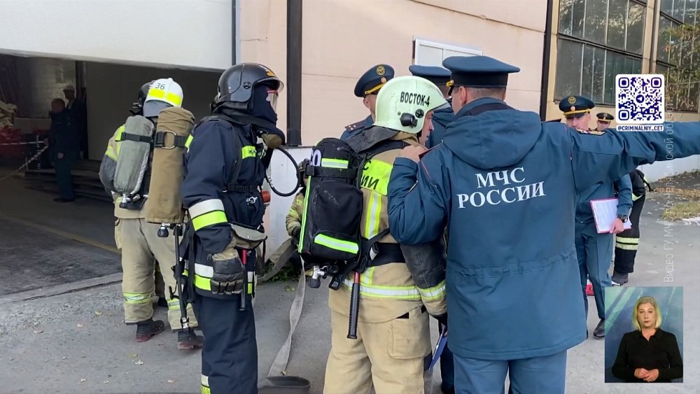 В Копейске прошли учения пожарных