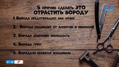 Зачем отращивать бороду в рубрике «5 причин сделать ЭТО»