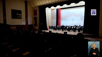 Для военных дали концерт в танковой дивизии