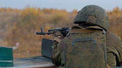 Мобилизованные южноуральцы проходят боевое слаживание