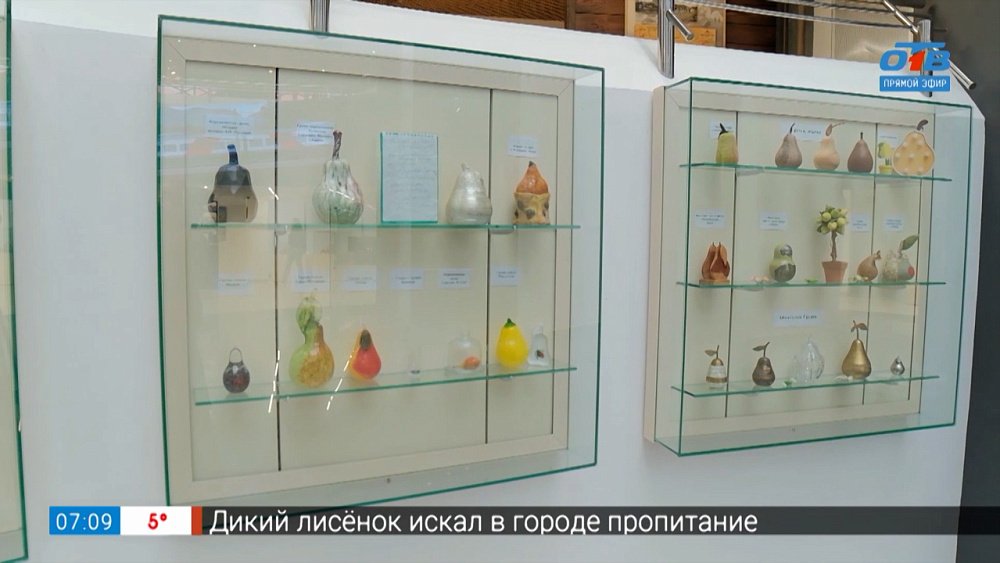 Грушинские груши в сюжете «Новая выставка в Музее ЮУЖД»