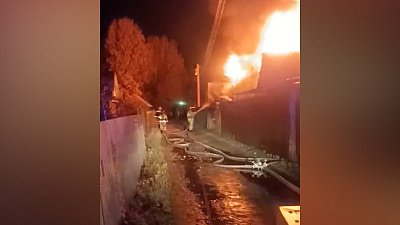 В Кыштыме сгорел дом в садоводческом товариществе