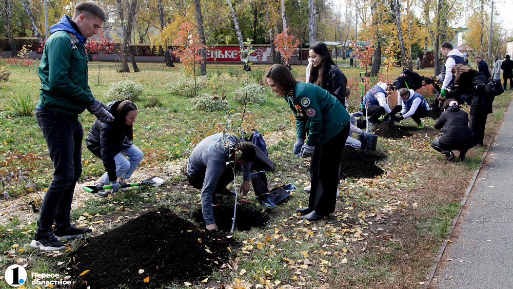В Челябинске высадили яблоневую аллею в честь новых субъектов РФ
