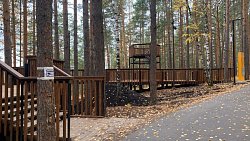 В Челябинской области построили парк с воздушными тропами и открытой галереей