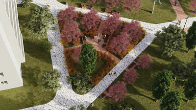 В Челябинске на ЧМЗ сделают парк с зарядками USB и паркур‑комплексом