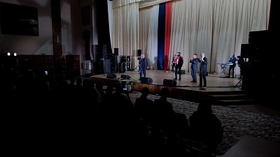 «Хор Турецкого» выступил в чебаркульской танковой дивизии