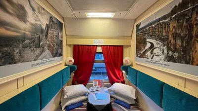 Вагон с фотографиями Южного Урала появился в составе поезда Челябинск — Москва