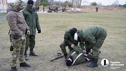 Мобилизованные южноуральцы получили груз с амуницией