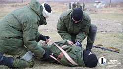 Мобилизованные южноуральцы получили груз с амуницией