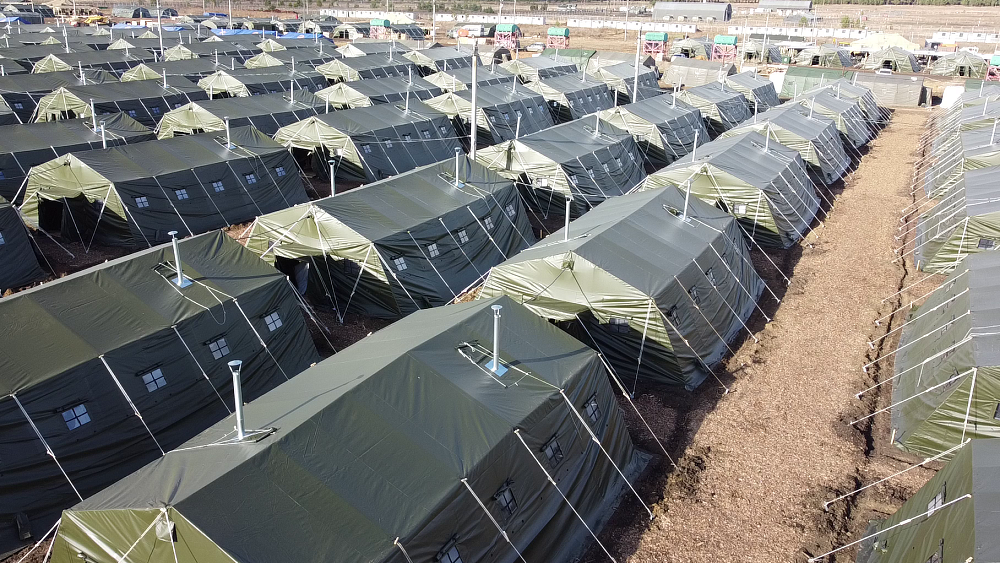 В Челябинской области за 12 дней построили городок для подготовки мобилизованных