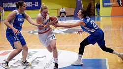 Баскетбольный клуб «Славянка» одержал первую победу в Высшей лиге