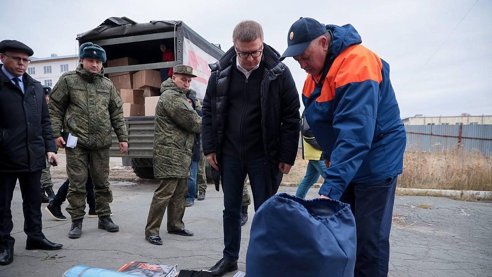 Алексей Текслер оценил условия палаточного лагеря для мобилизованных в Чебаркуле