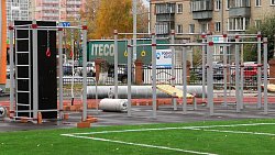 В Копейске появилась новая умная спортивная площадка