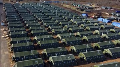 Мобилизованные начали приезжать в палаточный лагерь в Чебаркуле