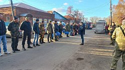 Из Челябинской области на боевое слаживание отправлена очередная группа мобилизованных