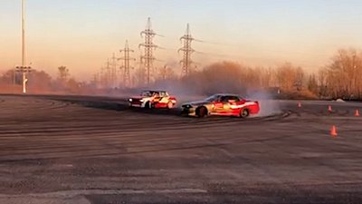 В Челябинске профессиональные дрифтеры опробовали «Трассу 74»