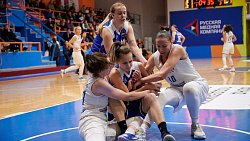 Баскетбольный клуб «Славянка» поделил очки с «Динамо‑2» в Высшей лиге