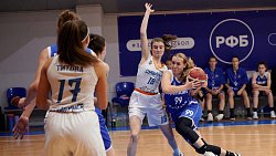 Баскетбольный клуб «Славянка» поделил очки с «Динамо‑2» в Высшей лиге