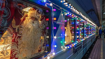 Три города Челябинской области увидят сказочный поезд Деда Мороза