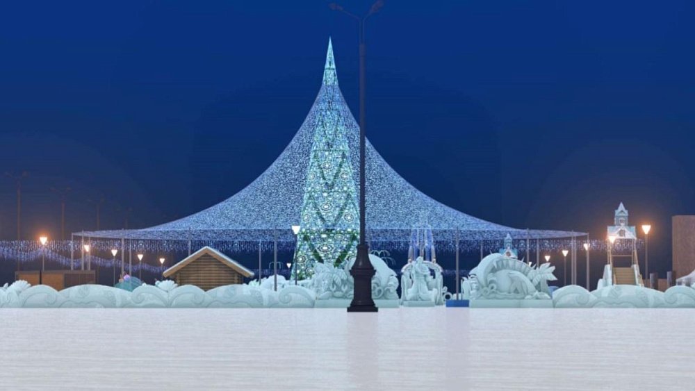 В Челябинске на строительство ледового городка выделили 10 млн рублей