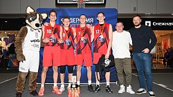 Команда «Курчатов» завоевала серебро на турнире «Кубок Алмаза» по баскетболу 3×3