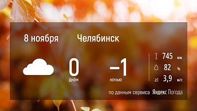В Челябинской области будет снежно и тепло