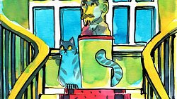 В Челябинске выпустили серию открыток с Культурным котом