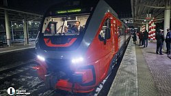Поезд «Орлан» отправился в первый рейс Челябинск — Екатеринбург