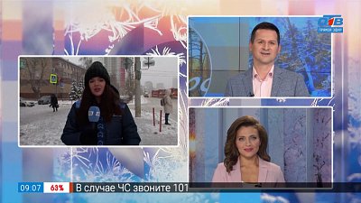 Уборка дорог в прямом включении