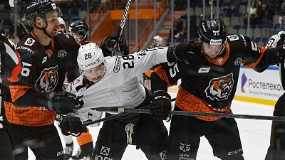 Хоккеисты «Трактора» победили «Амур» и прервали безголевую серию в чемпионате КХЛ