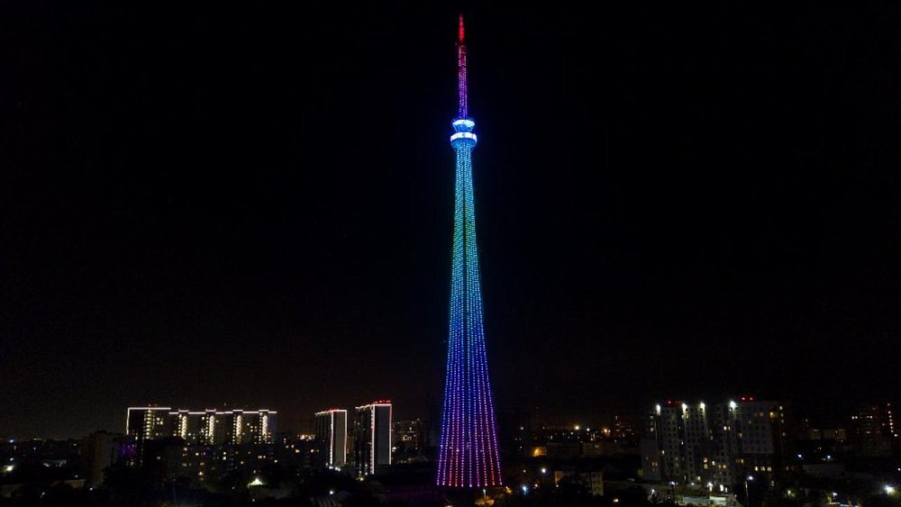 Челябинскую телебашню украсят иллюминацией ко Дню недоношенных детей