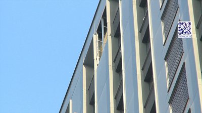 Фасад дома обрушился в Челябинске