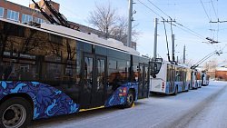 В Миассе на линию выпустили пять новых троллейбусов