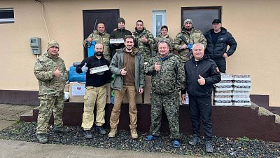 Бойцы из Челябинской области в ДНР получили гуманитарный груз