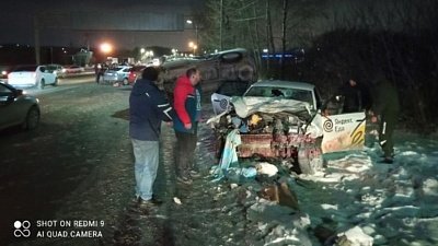 В Копейске произошло массовое ДТП с участием 10 машин