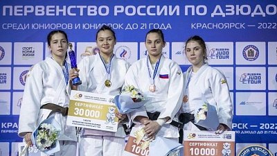 Челябинские дзюдоисты завоевали пять медалей первенства России