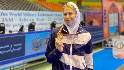 Тхэквондистка Татьяна Минина завоевала золото чемпионата мира среди военнослужащих