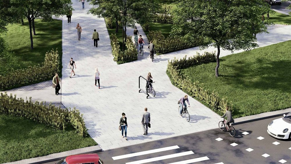 В Челябинске на проспекте Победы построят пешеходную зону почти за 25 млн рублей