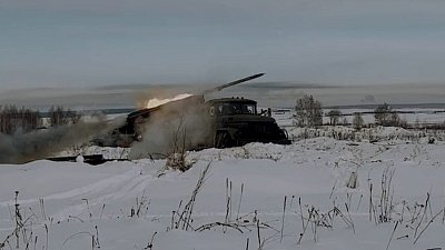 Видео боевого слаживания мобилизованных в танковой дивизии ЦВО