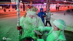 На Южном Урале встретили поезд Деда Мороза