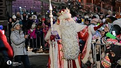 На Южном Урале встретили поезд Деда Мороза