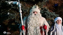 На Южном Урале встретили поезд Деда Мороза