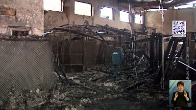 В Миассе сгорел мебельный цех