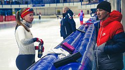 Лидеры сборной России открыли новый конькобежный сезон в Челябинске