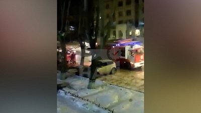 В Челябинске вспыхнуло маршрутное такси